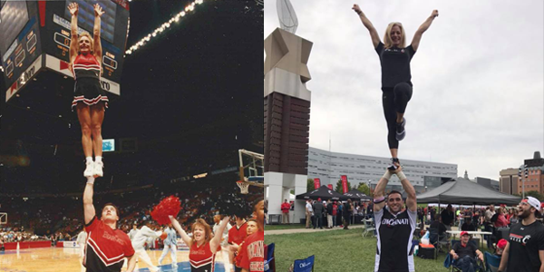 Then and Now: Alumna Keeps Cheering for the 'Cats